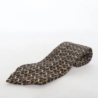 Tie (Black, Brown, Yellow) from Loris Azzaro Paris