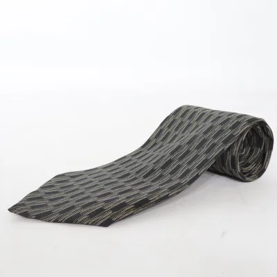 Tie (Green, Multicolored) from Stylus Virum Arguit Silk