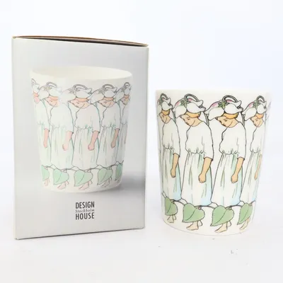Mug (White, Multicolored) from Design House Stockholm