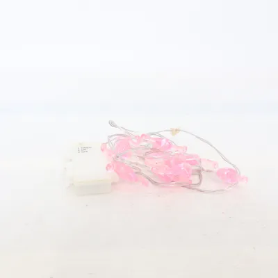 String lights (Pink, Transparent)