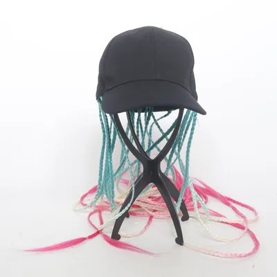 Cap (Black, Multicolored) from Bruno Rossi Polyester