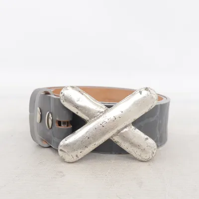Riem (Grijs, Zilver) van Umju Belt Leer