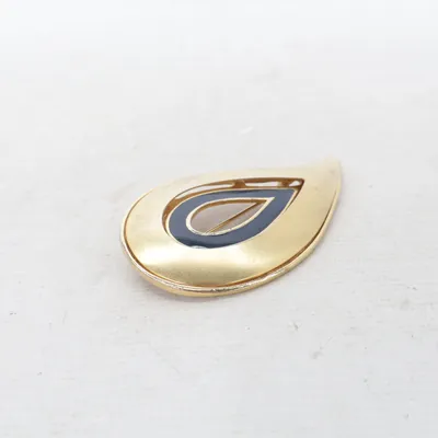 Broche (Guld, Sort) Ukendt metal