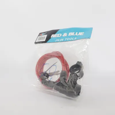 Cykellås (Röd, Svart) från Red & Blue