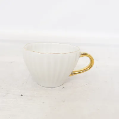 Kopp (Vit, Guldfärgad) från H&M Home