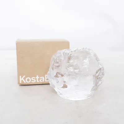Candle holder (Transparent) from Kosta Boda