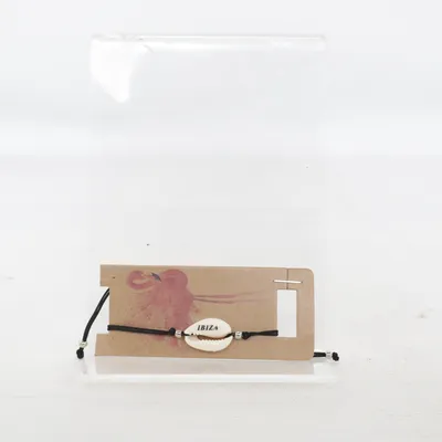 Armband (Svart, Vit) från Ibiza Snäckor