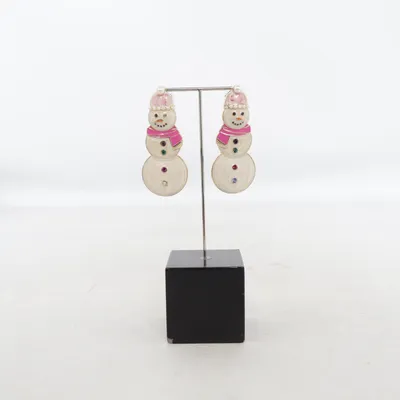 Oorbellen (Wit, Roze, Meerkleurig) Onbekend materiaal