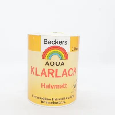 Maling  (Aqua Klarlack) fra Beckers
