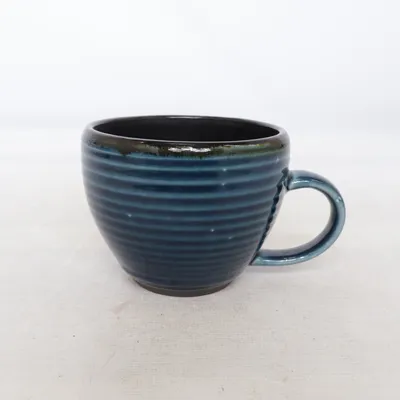Tasse (Bleu, Marron) de Handmade