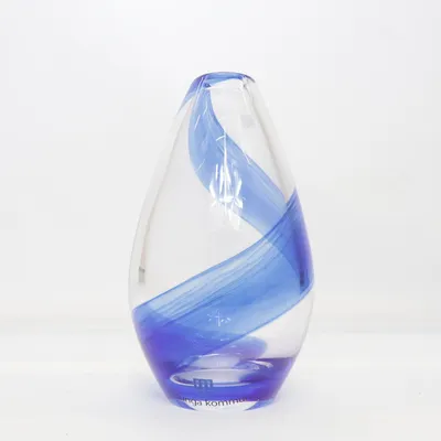 Vas (Blå, Transparent)