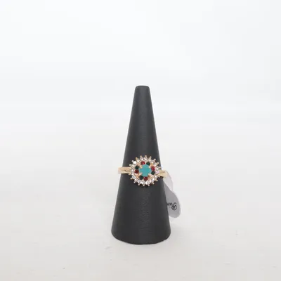 Bague (Or, Turquoise) de Ring Métal inconnu