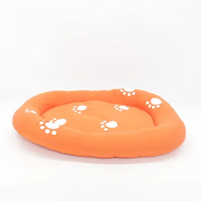 Pet bed (Orange, White) from Zooplus
