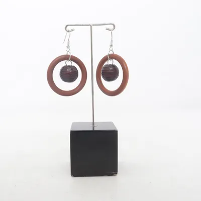 Earrings (Brown) from Fashion Jewelry Unknown metal
