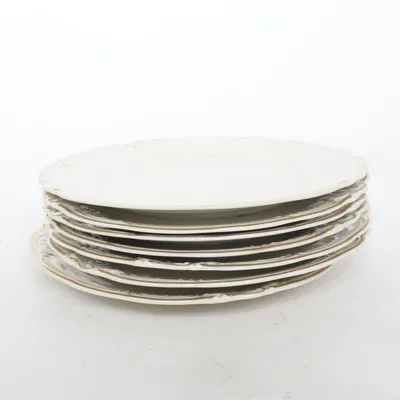 Plate (Beige, Gold) from KPM