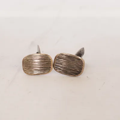 Manschettknappar (Guldfärgad) Okänd metall