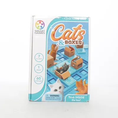 Hersenkraker puzzel (Cats & Boxes) van Smart Games