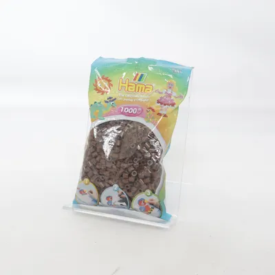 Plastpärlor (Brun) från Hama