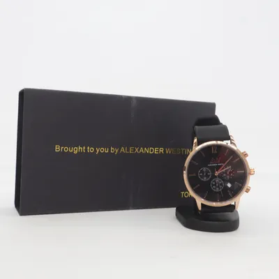 Wristwatch (Black, Gold) from Alexander Westin