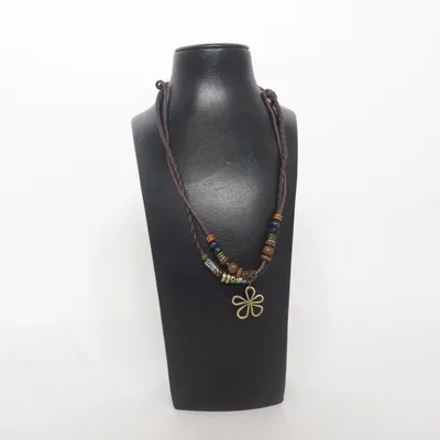 Necklace (Brown, Multicolored) Unknown metal