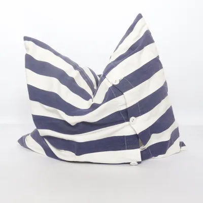 Coussin décoratif (Bleu, Blanc) de Nyblom Kollén Coton