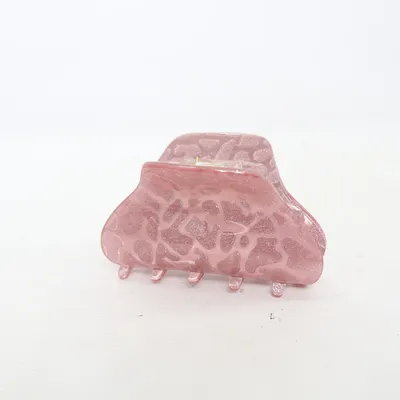 Hair clamp (Pink, Silver)