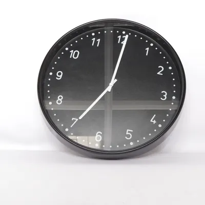Wall clock (Black, White) from IKEA
