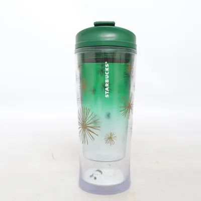 Take away mugg (Grön, Guldfärgad, Transparent) från Starbucks