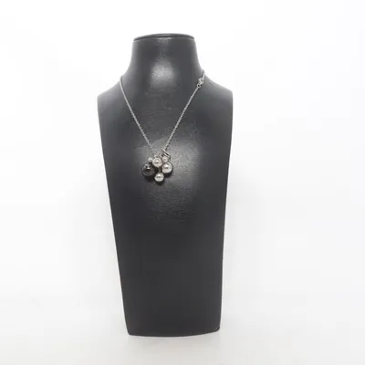 Ketting (Zilver, Zwart) van Bliss Roestvrij staal