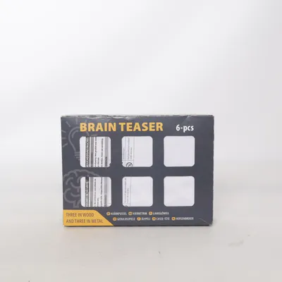 Brain teaser puzzle (Gray, Beige) from Jula