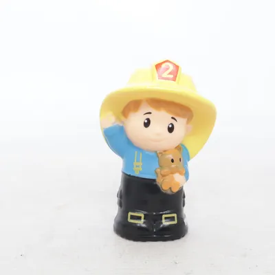 Figurine jouet (Jaune, Bleu, Noir) de Little People