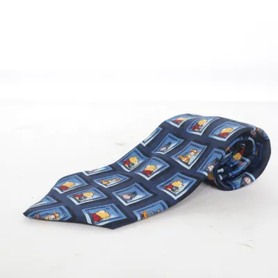 Tie (Blue, Multicolored) from Tie Rack Silk
