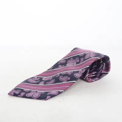 Cravate (Violet, Noir, Multicolore) de Andrew's Ties Soie