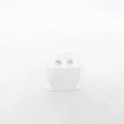 Boucles d'oreilles (Rose) Métal inconnu