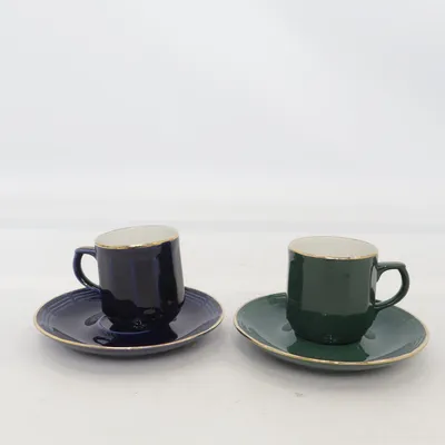 Kopp (Blå, Grön) från Goebel