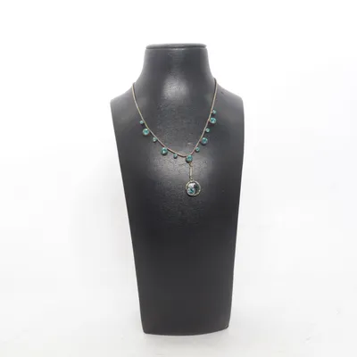Halsband (Guldfärgad, Blå) från Pilgrim Okänd metall
