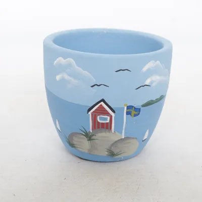 Kruka (Blå, Flerfärgad)
