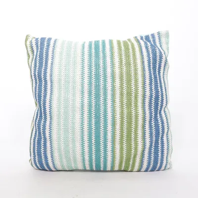 Sierkussen (Blauw, Groen, Wit) Polyester