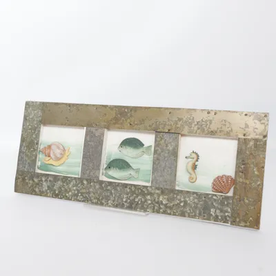 Väggplakett (Brun, Flerfärgad)