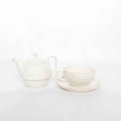 Ensemble de vaisselle (Blanc)