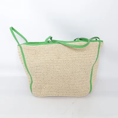 Beach bag (Beige, Green, Multicolored) from Arket Leather
