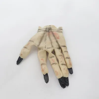 Kostumetilbehør (halloween prop, fake hand, horror prop, spooky decor, creepy hand, zombie hand, scary decoration, haunted house decor, halloween party, costume accessory, horror aesthetic, goth decor, dark aesthetic, creepy vibe, horror collectible, prank prop, fake body part, spooky season, halloween vibes, party decoration, themed party, haunted decor, scary realistic hand, creepy details, black nails, eerie look, horror style, alt aesthetic, goth style, emo aesthetic, tiktok halloween, tiktok viral, y2k horror, y2k aesthetic, edgy decor, unique item, conversation piece, spooky gift, horror fan, festival prop, cosplay accessory)
