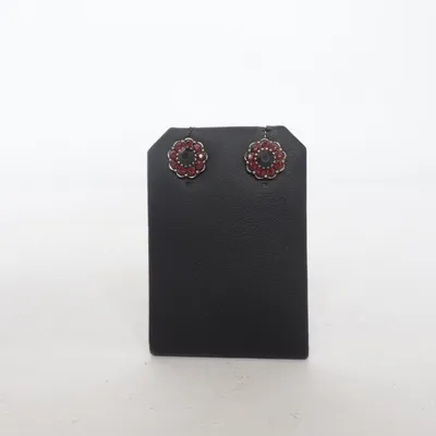 Örhängen (Röd) Okänd metall