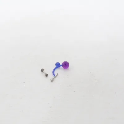 Bijoux de piercing (Bleu) Métal inconnu