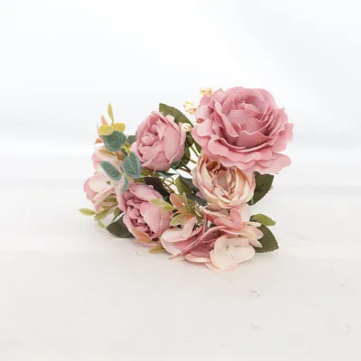 Konstgjord växt (Rosa, Grön)