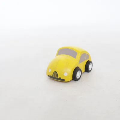 Toy car (Yellow) from PlanToys