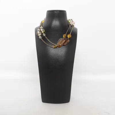 Halsband (Gul, Brun) Okänd metall