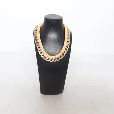 Necklace (Gold, Orange) from Second Female Unknown metal