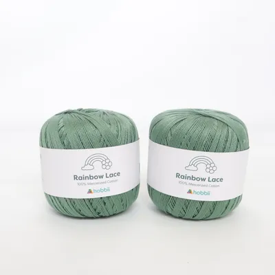 Garn (Rainbow Lace) fra Hobbii Bomuld