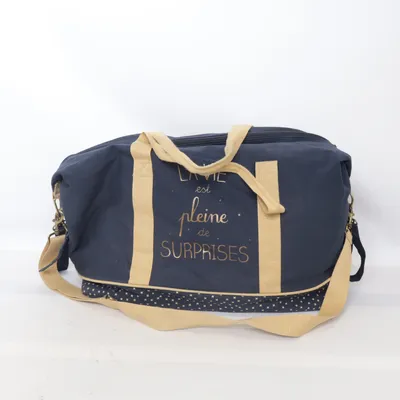 Weekendbag (Blå, Beige) från Vertbaudet Bomull, Polyester